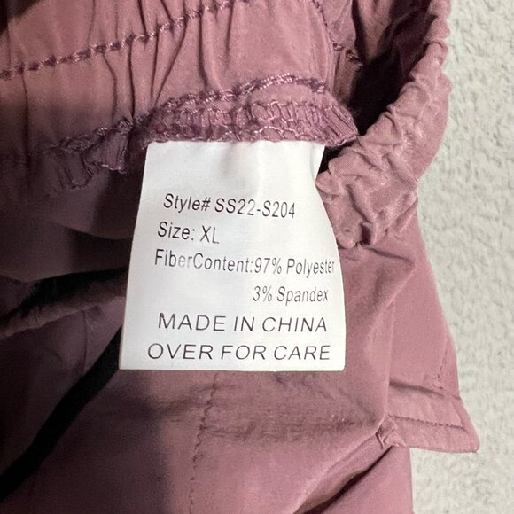 NovaMen Cargo Shorts Mens Sz XL Game On Nylon Casual Shorts NWT PINK - Picture 10 of 13